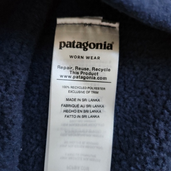 Patagonia Women's Quarter-Zip Better Sweater Fleece – Size M, Navy - Picture 6 of 6
